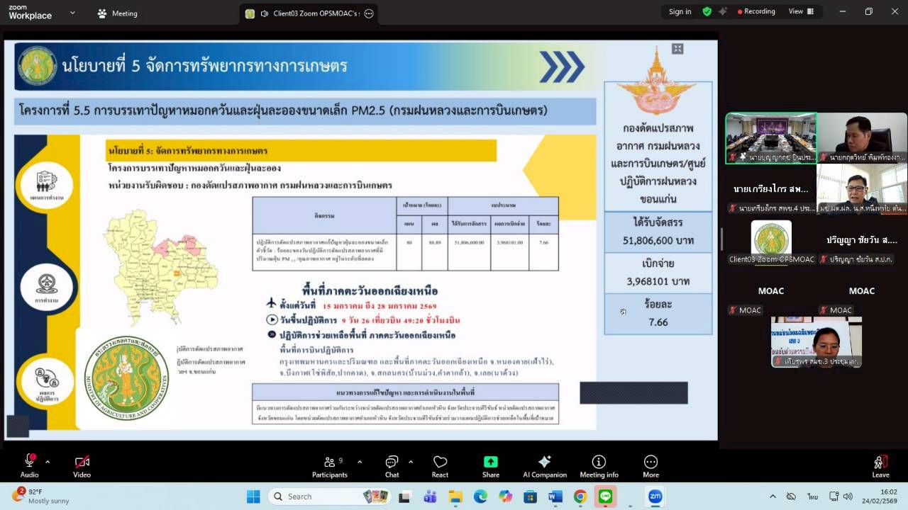 title - ผู้ตรวจราชการ ส.ป.ก. เข้าร่วมการประชุมตรวจติดตามการดำเนินงานตามแผนการตรวจราชการ ของผู้ตรวจราชการกระทรวงเกษตรและสหกรณ์ ประจำปีงบประมาณ พ.ศ. 2569 รอบที่ 1 ในเขตตรวจราชการที่ 12 จังหวัดร้อยเอ็ด 